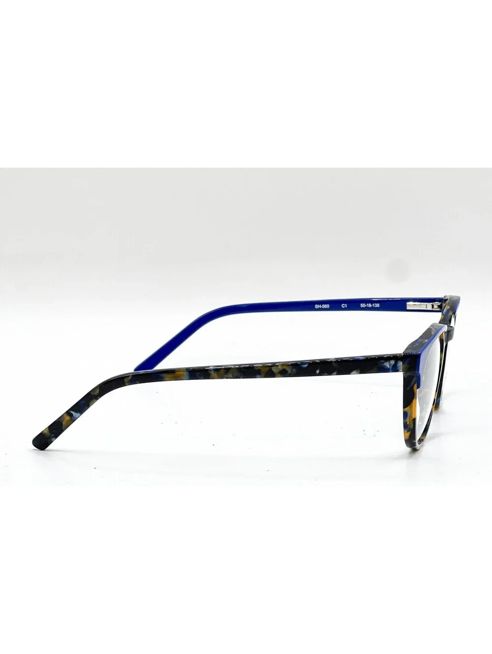 Scott Harris Sh-560 C1 Blue Marble Authentic Eyeglasses 50-18-138